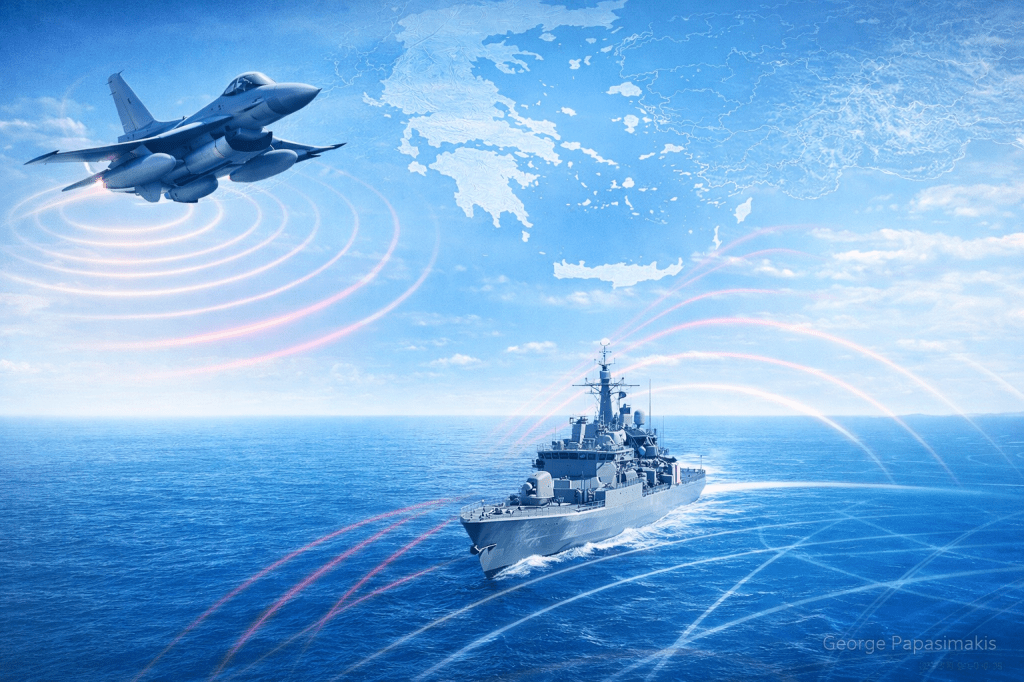 Συνδυασμένη επιτήρηση αέρα και θάλασσας στο Αιγαίο με σύγχρονα εναέρια και ναυτικά μέσα στο πλαίσιο της ελληνικής αποτροπής.