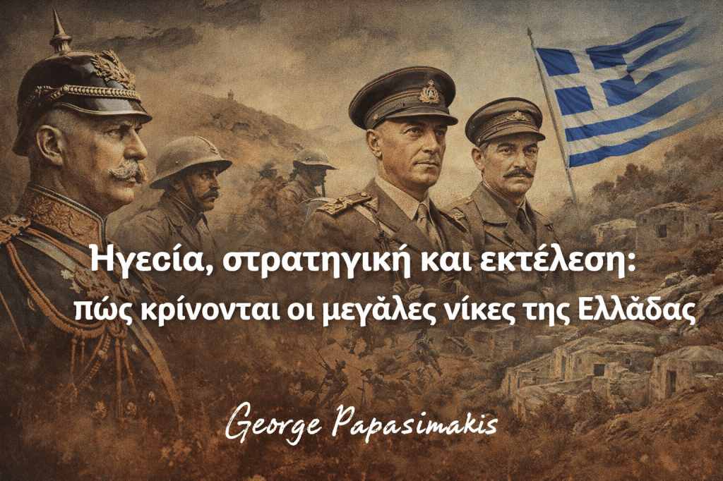 Συμβολική εικαστική απεικόνιση ανώτερων αξιωματικών ευρωπαϊκών στρατών των αρχών του 20ού αιώνα