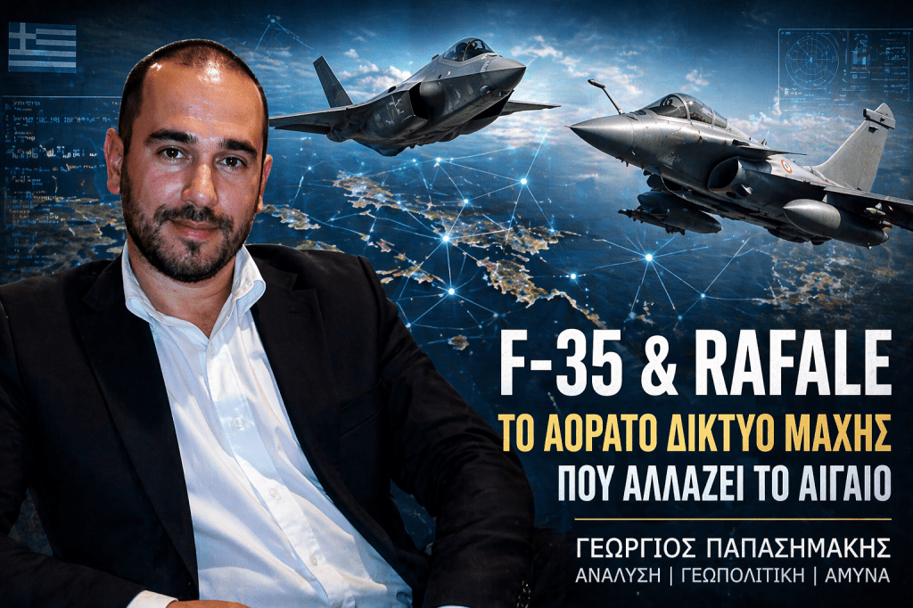 Γεώργιος Παπασημάκης σε ανάλυση για F-35 και Rafale και την αεροπορική ισχύ της Ελλάδας στο Αιγαίο
