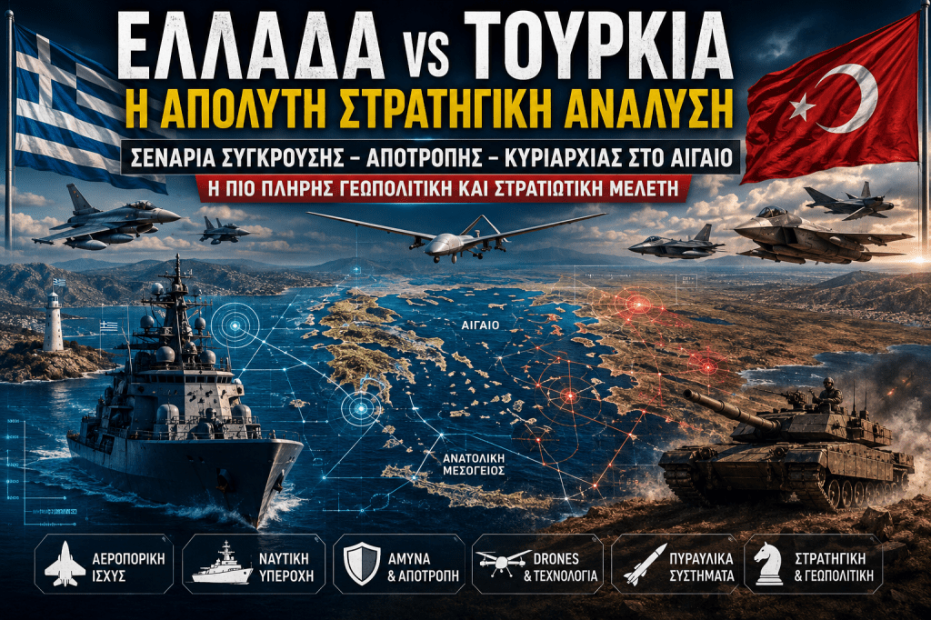 Γεώργιος Παπασημάκης σε στρατηγική γεωπολιτική ανάλυση για Ελλάδα, Τουρκία, Αιγαίο και αποτροπή στην Ανατολική Μεσόγειο